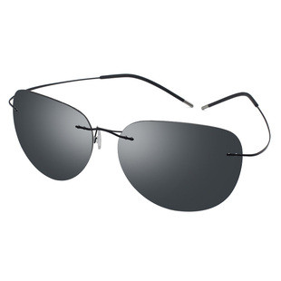 近视超轻偏光太阳眼镜男无框墨镜带度数男士开车专用近视蛤蟆镜潮