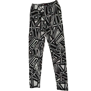 打底裤女夏季薄款外穿大码七分裤女夏高腰九分裤长裤弹力花裤子女