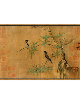 米亦堂/宋徽宗/宋代花鸟/挂画