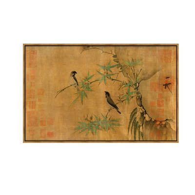 米亦堂/宋徽宗/宋代花鸟/挂画