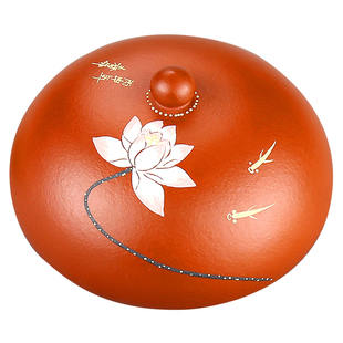 指间陶艺纯手工紫砂壶盖托朱泥盖承盖托盖置茶宠可养功夫茶道配件