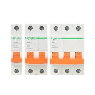 施耐德EA9AN断路器16A空开1P2P3P4P家用空气开关10A~63A 32A 1P+N