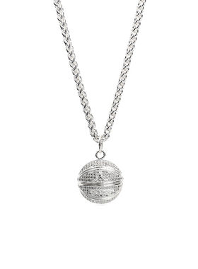 925银带钻嘻哈风礼物吊坠项链