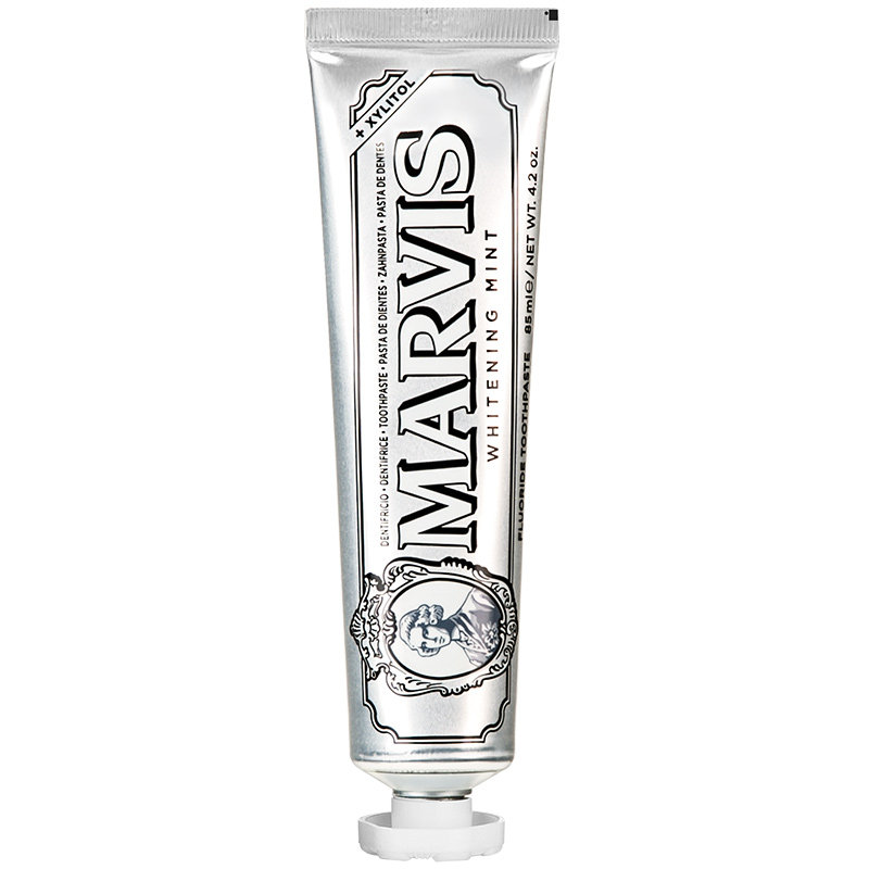 意大利进口Marvis玛尔斯薄荷牙膏85ml*2支装美亮白去渍清新玛尔仕