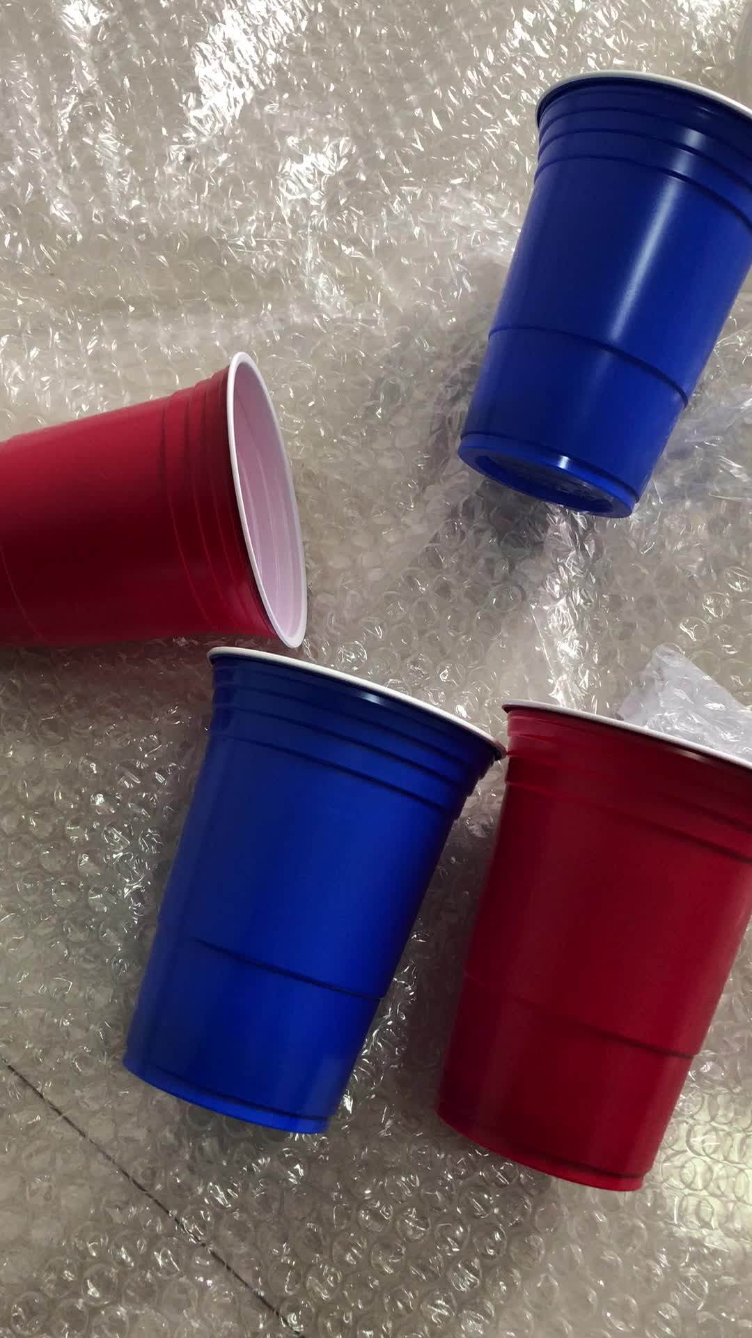 Best Seller Red Solo Party Beer Cups Cold Disposable Plastic 16 Ounce
