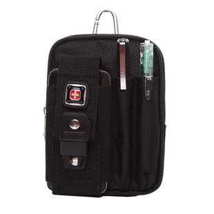 男多层多功能腰挂包街头穿皮带腰包手机包多功能户外运动工地小包