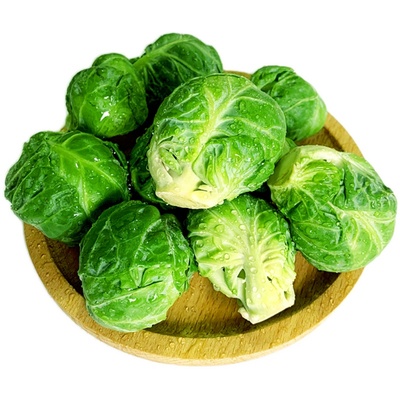 新鲜孢子甘蓝炒菜生吃沙拉蔬菜