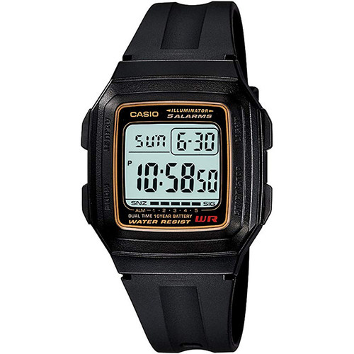 【便宜又好戴】日版卡西欧CASIO F-105W塑胶方块电子手表男女表钢