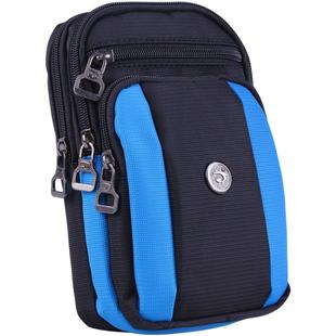 户外腰包多功能运动手机包7.2寸旅行单肩斜挎挂包穿皮带包男竖款