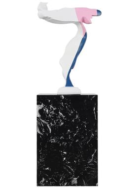 由居几何风创意空间走廊过艺术品