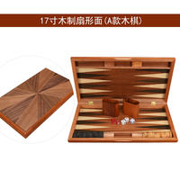 Imperial Sage backgammon Wooden Classic Baccarat Set Wooden Chessboard Set Multi-size BackGammon thumbnail 7