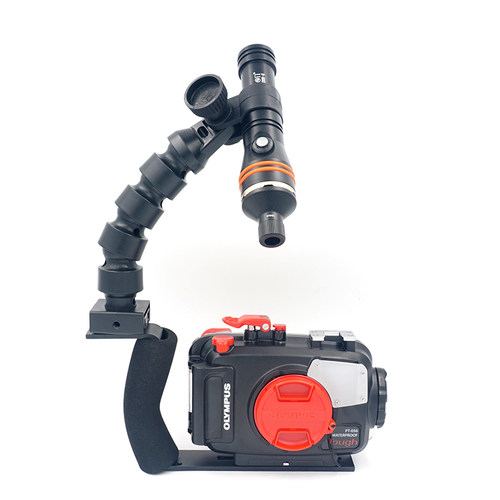 OLYMPUS 奥林巴斯TG6 TG7+D11V-II  D3000 D5000潜水摄影蛇臂套装