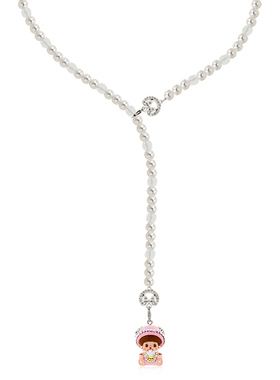 夜蓝色萌趣趣风可调节项链