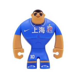 MRHERO原创设计创意手办公仔玩偶挂件摆件汽车装饰品钥匙扣足球员