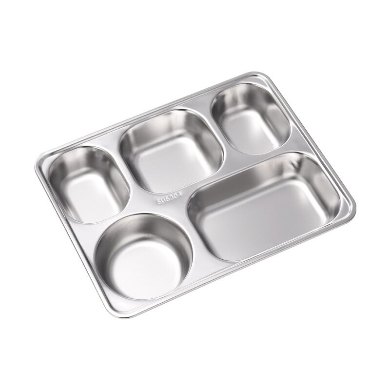 学生食堂饭盒幼儿园四格餐盘