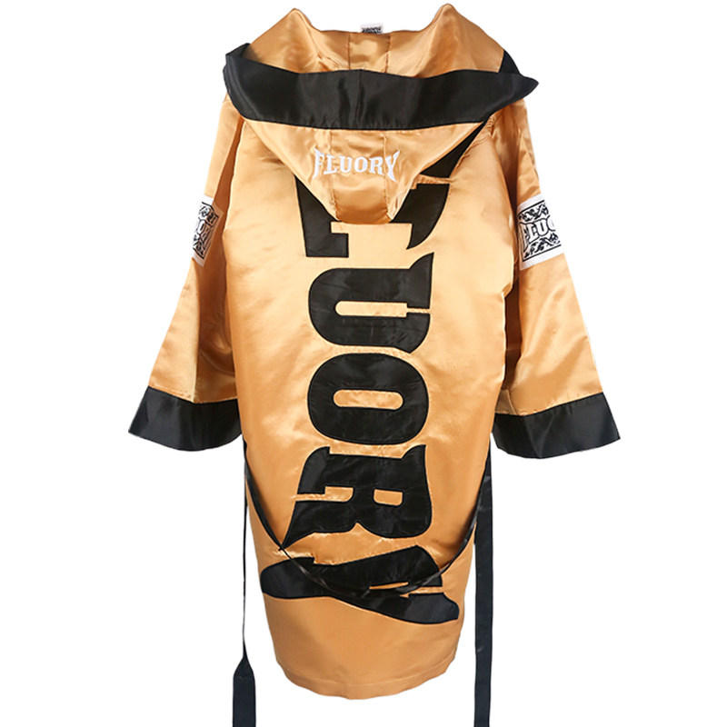 2025新款FLUORY泰拳散打战袍 拳击服装男女披风斗篷supreme