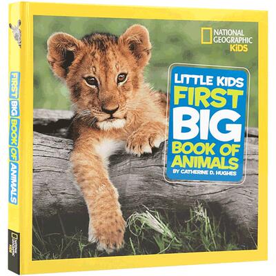 英文原版进口National Geographic美国国家地理动物百科普Little Kids First Big Book of Animals启蒙4-8岁儿童读物图画故事