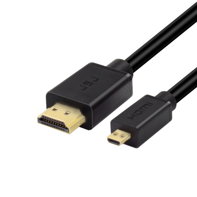 适用于索尼相机A7S2 A73 A9微型Micro HDMI高清线 伸缩弹簧连接线