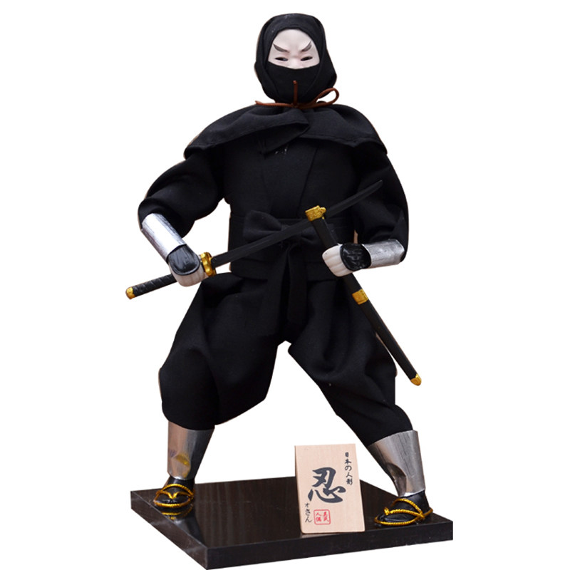 娃娃武士忍者人形日式风家居装饰