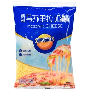 巧厨妙可蓝多芝士碎奶酪条片披萨