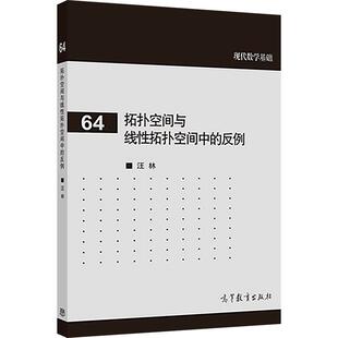 【官方正版】拓扑空间与线性拓扑空间中的反例 汪林 高等教育出版社 高等院校理工科学生研究生教师参考书 可数性公里