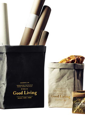 玩物志ins风画稿牛皮纸布袋摆件