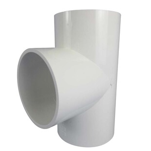 PVC正三叉40塑料等径三通50胶水粘管件63接头25给水管配件75变32