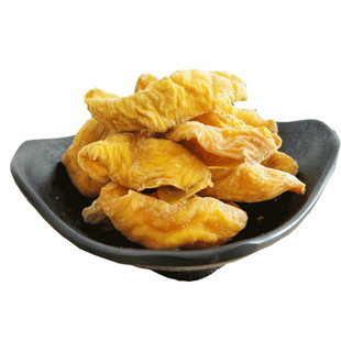 晋果忆酸甜农家自制黄桃子干原味毛桃肉水果脯干零食