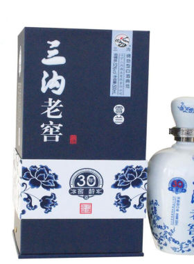 三沟雪兰窖龄30年52度浓香型白酒