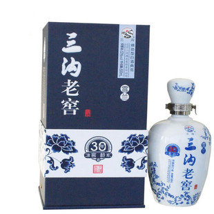 纯粮酿造 三沟老窖雪兰窖龄30年52度500mL浓香型礼盒装白酒