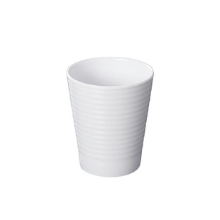 祥源美白色密胺餐具水杯商用仿瓷杯餐厅饭店自助餐茶杯快餐小杯子