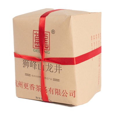 春茶葛龙狮峰山老茶树特级西湖龙井绿茶半斤装送礼