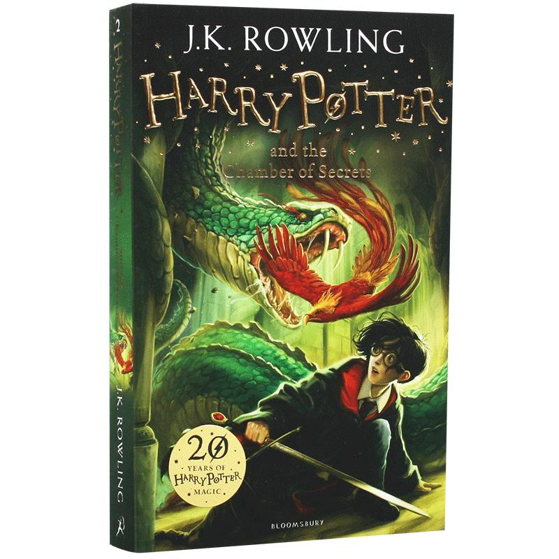 英文原版哈利波特与密室 Harry Potter and the Chamber of Secrets哈利波特 2 JK罗琳哈利波特系列小说**部