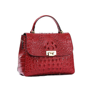 特卖新款 泰国鳄鱼皮女包斜挎包单肩包 手挽手提包时尚女士包