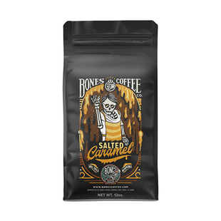 Bones Coffee-白骨咖啡 焦糖海盐 Salted Caramel调味咖啡豆 340g