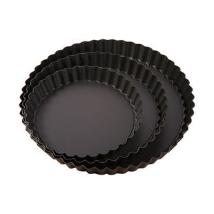 三能菊花派盘活底6寸7寸9寸披萨盘 苹果派烘焙烤盘模具硬膜SN5560