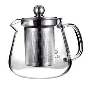 唐顺玻璃泡茶壶过滤冲茶器家用茶具套装加厚耐热玻璃花茶壶泡茶器