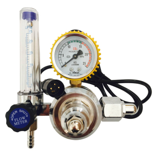 珠海飞鹰/威谱/新戴卡二保焊机加热减压表压力表阀CO2气表配件