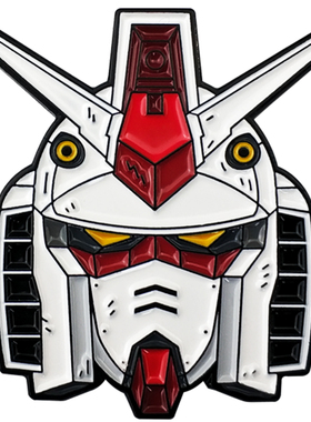 rx-78致敬机动战士元祖胸针ins