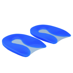 脚后跟疼痛鞋垫足跟痛刺跟骨垫U型硅胶脚跟垫运动缓解压力减震垫