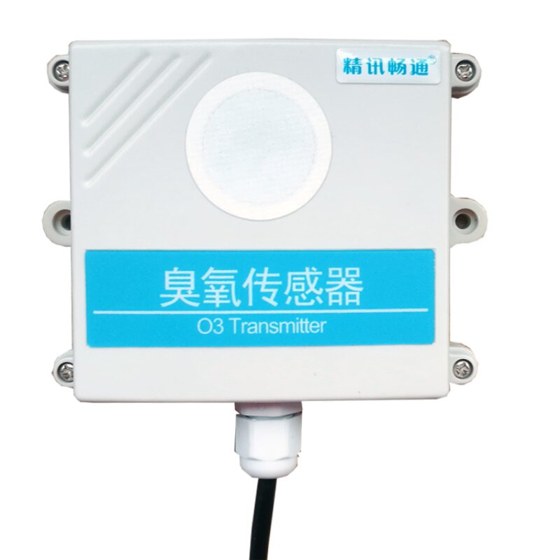 臭氧传感器O3变送器RS485模拟量4-20mA/0-10V检测臭氧气体变送器