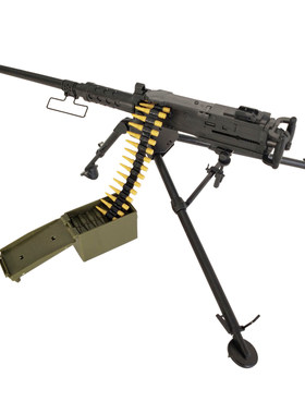 4D拼装M2勃朗宁重机枪1/6军事模型玩具男孩益智拼装枪模