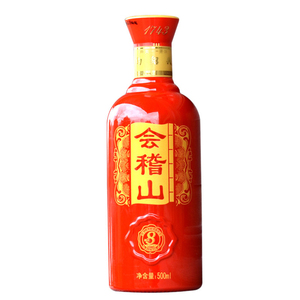 包邮 绍兴黄酒 会稽山纯和八年陈花雕酒 半干型黄酒 500ML 大红瓶