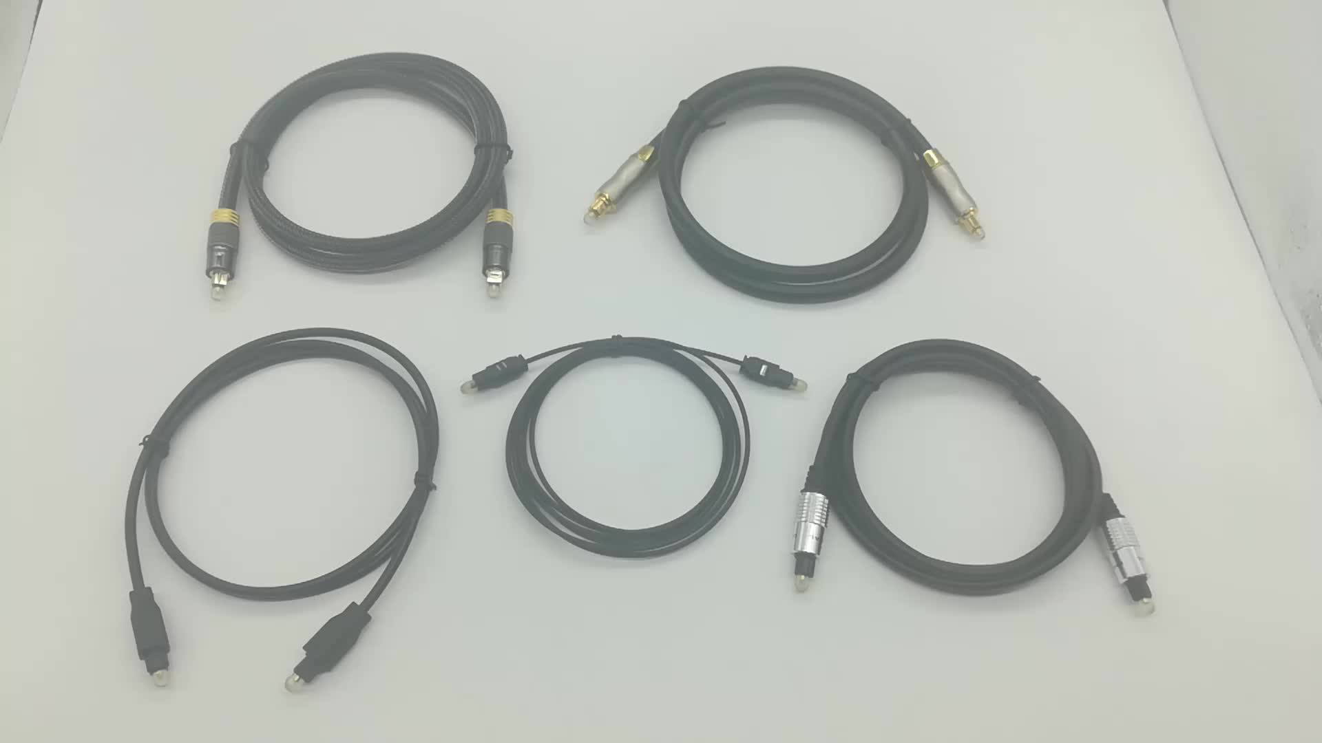 Fiber Optic Cable And Power Lines Composite Toslink Digital Optical