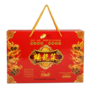 佳京蟠龙菜精品4斤装红礼盒包邮爆款 湖北特产钟祥盘龙菜剁菜新货
