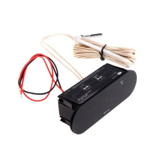 高温温度显示器电子数显数字带探头200嵌入式工业用高温度计300度