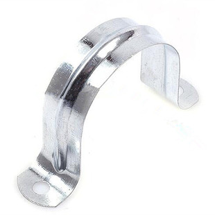 加宽镀锌铁管卡U型卡骑马卡线管卡子卡箍管夹管卡加厚欧姆马鞍卡
