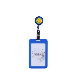 顶天柔软硅胶工作证卡套带伸缩易拉扣证件卡套医生护士定制胸牌员工牌职位证卡套服务员笑脸胸卡挂牌学生吊牌