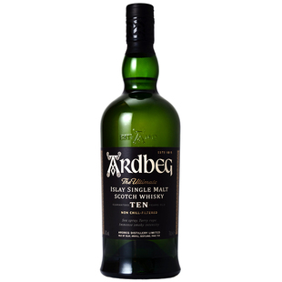 阿贝10年Ardbeg雅伯艾雷岛单一麦芽苏格兰威士忌英国进口行货包邮