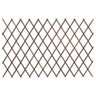 防腐木栅栏围栏木篱笆爬藤架碳化木拉网庭院装饰加厚伸缩网格花架